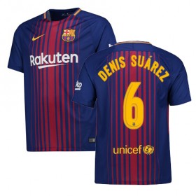FC Barcelona Fodboldtrøjer Denis Suarez Hjemmebanesæt 2017/18 Kort ærmer