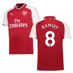 Arsenal Fodboldtrøjer RAMSEY Hjemmebanesæt 2017/18 Kort ærmer