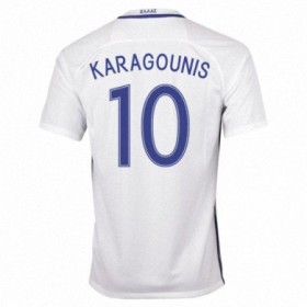 Grækenland Fodboldtrøjer GIORGOS KARAGOUNIS Hjemmebanesæt 2016/17 Kort ærmer