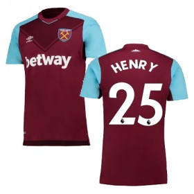West Ham Fodboldtrøjer HENRY Hjemmebanesæt 2017/18 Kort ærmer