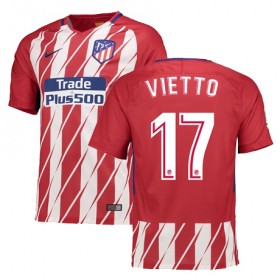 Atlético de Madrid Fodboldtrøjer VIETTO Hjemmebanesæt 2017/18 Kort ærmer