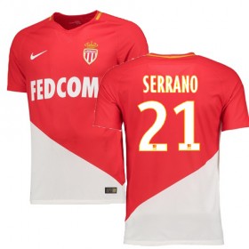 AS Monaco Fodboldtrøjer SERRANO Hjemmebanesæt 2017/18 Kort ærmer