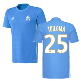Olympique de Marseille Fodboldtrøjer BILL TUILOMA Udebanesæt 2017/18 Kort ærmer