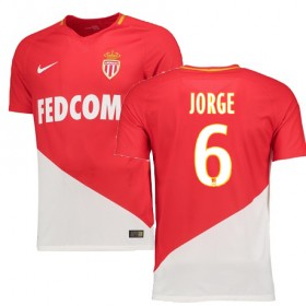 AS Monaco Fodboldtrøjer JORGE Hjemmebanesæt 2017/18 Kort ærmer