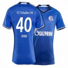 FC Schalke 04 Fodboldtrøjer DUM Hjemmebanesæt 2017/18 Kort ærmer