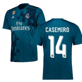 Real Madrid Fodboldtrøjer CASEMIRO 3. sæt 2017/18 Kort ærmer