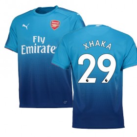 Arsenal Fodboldtrøjer XHAKA Udebanesæt 2017/18 Kort ærmer