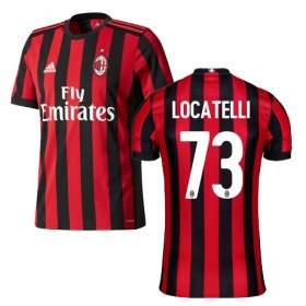 A.C. Milan Fodboldtrøjer LOCATELLI Hjemmebanesæt 2017/18 Kort ærmer