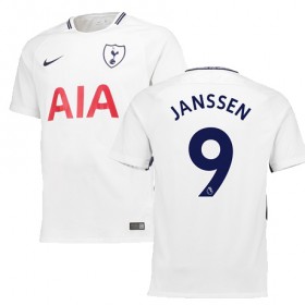 Tottenham Hotspur Fodboldtrøjer JANSSEN Hjemmebanesæt 2017/18 Kort ærmer