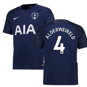 Tottenham Hotspur Fodboldtrøjer ALDERWEIRELD Udebanesæt 2017/18 Kort ærmer
