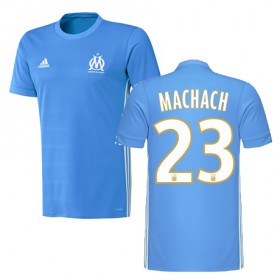 Olympique de Marseille Fodboldtrøjer ZINEDINE MACHACH Udebanesæt 2017/18 Kort ærmer