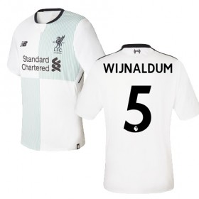 Liverpool Fodboldtrøjer WIJNALDUM Udebanesæt 2017/18 Kort ærmer