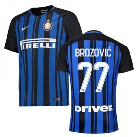 Internazionale Milano Fodboldtrøjer BROZOVIC Hjemmebanesæt 2017/18 Kort ærmer