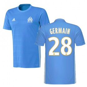 Olympique de Marseille Fodboldtrøjer GERMAIN Udebanesæt 2017/18 Kort ærmer