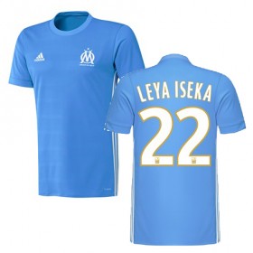 Olympique de Marseille Fodboldtrøjer AARON LEYA ISEKA Udebanesæt 2017/18 Kort ærmer