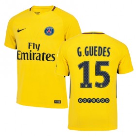 Paris Saint-Germain Fodboldtrøjer Goncalo Guedes Udebanesæt 2017/18 Kort ærmer