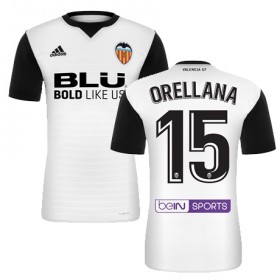 Valencia CF Fodboldtrøjer ORELLANA Hjemmebanesæt 2017/18 Kort ærmer