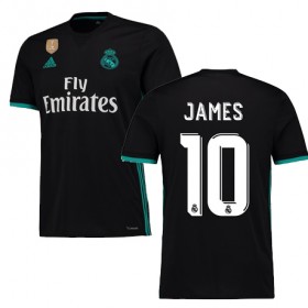 Real Madrid Fodboldtrøjer JAMES Udebanesæt 2017/18 Kort ærmer