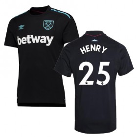 West Ham Fodboldtrøjer HENRY Udebanesæt 2017/18 Kort ærmer