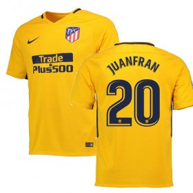 Atlético de Madrid Fodboldtrøjer JUANFRAN Udebanesæt 2017/18 Kort ærmer