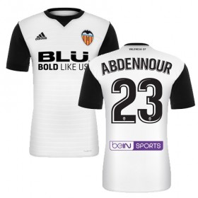 Valencia CF Fodboldtrøjer ABDENNOUR Hjemmebanesæt 2017/18 Kort ærmer