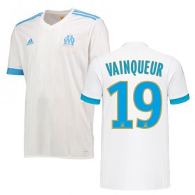 Olympique de Marseille Fodboldtrøjer WILLIAM VAINQUEUR Hjemmebanesæt 2017/18 Kort ærmer