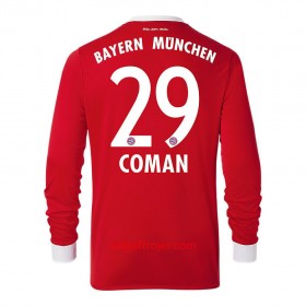 FC Bayern München Fodboldtrøjer Kingsley Coman 29 Hjemmebanesæt 2017/18 Langærmet