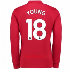 Manchester United Fodboldtrøjer Ashley Young 18 Hjemmebanesæt 2017/18 Langærmet