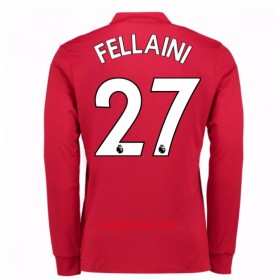 Manchester United Fodboldtrøjer Marouane Fellaini 27 Hjemmebanesæt 2017/18 Langærmet
