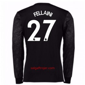 Manchester United Fodboldtrøjer Marouane Fellaini 27 Udebanesæt 2017/18 Langærmet