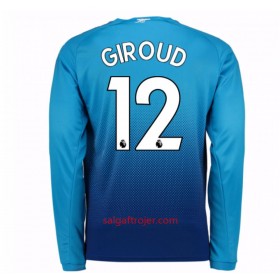 Arsenal Fodboldtrøjer Olivier Giroud 12 Udebanesæt 2017/18 Langærmet
