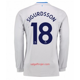 Everton Fodboldtrøjer Gylfi Sigurdsson 18 Udebanesæt 2017/18 Langærmet