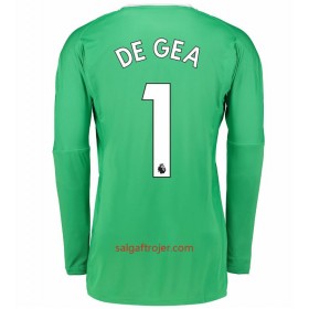 Manchester United Fodboldtrøjer Målmand David de Gea 1 Udebanesæt 2017/18 Langærmet