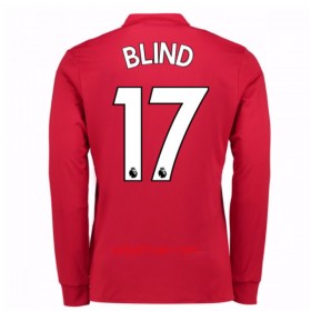 Manchester United Fodboldtrøjer Daley Blind 17 Hjemmebanesæt 2017/18 Langærmet
