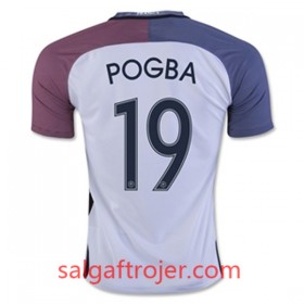 Frankrig Fodboldtrøjer POGBA Udebanesæt Euro 2016 Kort ærmer