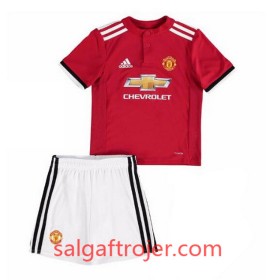 Manchester United Fodboldtrøjer Børn Hjemmebanesæt 2017/18 Kort ærmer