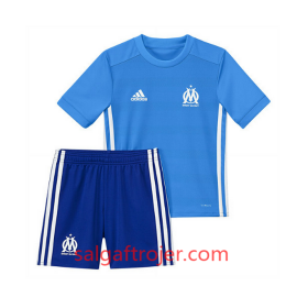 Olympique de Marseille Fodboldtrøjer Børn Udebanesæt 2017/18 Kort ærmer