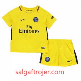Paris Saint-Germain Fodboldtrøjer Børn Udebanesæt 2017/18 Kort ærmer