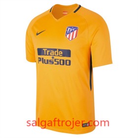 Atlético de Madrid Fodboldtrøjer Udebanesæt 2017/18 Kort ærmer