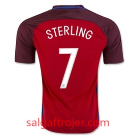 England Fodboldtrøjer STERLING Udebanesæt 2016/17 Kort ærmer