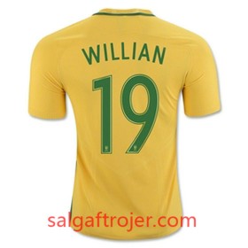 Brasilien Fodboldtrøjer WILLIAN Hjemmebanesæt 2016/17 Kort ærmer