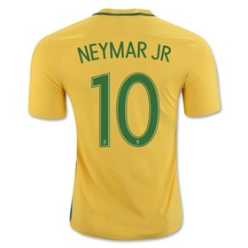 Brasilien Fodboldtrøjer NEYMAR JR Hjemmebanesæt 2016/17 Kort ærmer