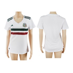 Mexico Fodboldtrøjer Dame Udebanesæt 2017/18 Kort ærmer