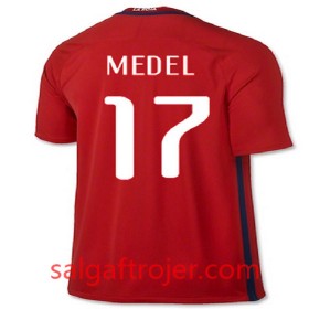 Chile Fodboldtrøjer MEDEL Hjemmebanesæt 2016/17 Kort ærmer