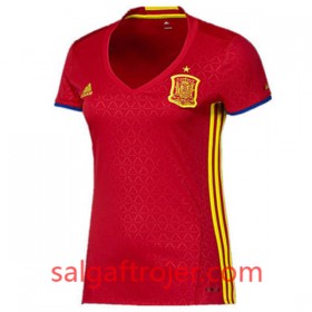 Spanien Fodboldtrøjer Dame Hjemmebanesæt Euro 2016 Kort ærmer