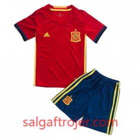 Spanien Fodboldtrøjer Børn Udebanesæt Euro 2016 Kort ærmer