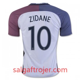 Frankrig Fodboldtrøjer ZIDANE Udebanesæt Euro 2016 Kort ærmer