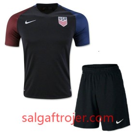 USA Fodboldtrøjer Børn Udebanesæt 2016/17 Kort ærmer