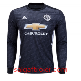 Manchester United Fodboldtrøjer Udebanesæt 2017/18 Langærmet