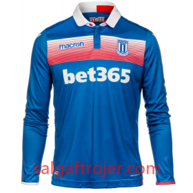Stoke City Fodboldtrøjer Udebanesæt 2017/18 Langærmet